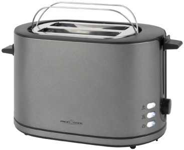 PROFI COOK 2-Scheiben-Toaster PC-TA 1291, graphit