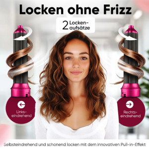 PROFI CARE Multihairstyler 4 en 1 PC-HAS 3132, gris/rose