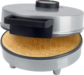 CLATRONIC Gaufrier à cornets de glace HA 3833, argent