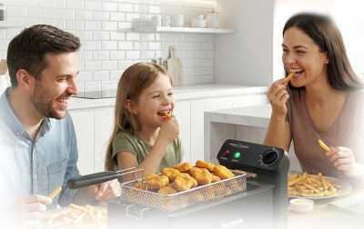 PROFI COOK Friteuse à zone froide PC-FR 1325, 3 litres