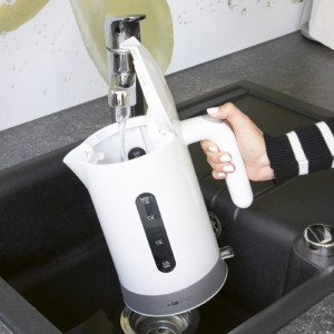 PROFI COOK Bouilloire WK 3840, sans fil, 1,8 L, blanc