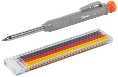 Bradas Bohrlochmarker, Strichbreite: 1,0 mm, ohne Kappe