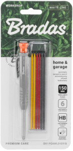 Bradas Bohrlochmarker, Strichbreite: 1,0 mm, ohne Kappe
