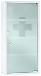 FIRST AID ONLY Erste-Hilfe-Schrank, Inhalt DIN 13157,schwarz