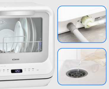 BOMANN Mini-lave-vaisselle TSG 5704, blanc