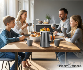 PROFI COOK Bouilloire PC-WK 1290, 1,5 litre, graphite