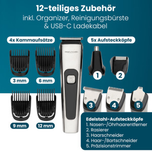 PROFI CARE Tondeuse cheveux & barbe PC-HSM/R 3143