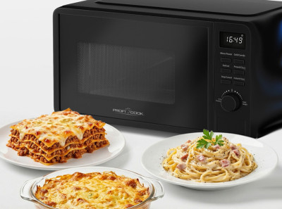 PROFI COOK Micro-ondes PC-MWG 1319, avec gril, noir