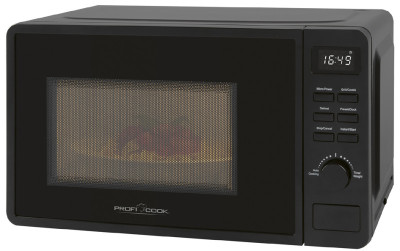 PROFI COOK Micro-ondes PC-MWG 1319, avec gril, noir
