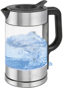 PROFI COOK Bouilloire PC-WKS 1322, 1,7 L, verre / dark inox