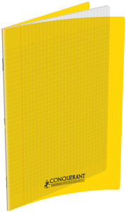 CONQUERANT CLASSIQUE Cahier 240 x 320 mm, Seyès, orange