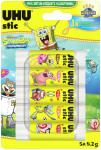 UHU Bâton de colle stic Bob l'éponge, 3 x 8,2 g, blister