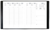 QUO VADIS EXDI Agenda scolaire SEPT 27 ML, 2026/2027, noir