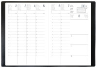 QUO VADIS EXDI Agenda scolaire CALLIOPE ML, 2026/2027, noir