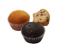 HELLMA Assortiment de mini Muffins, carton de 60 HELLMA Assortiment de mini Muffins, carton de 60