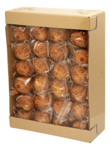 HELLMA Muffin Traditionell, carton de 48