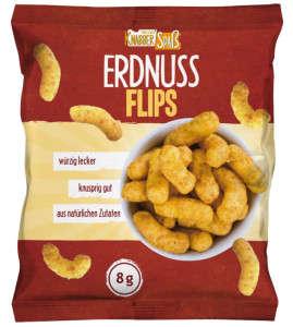 HELLMA Snack apéritif à la cacahuète, sachet individuel 8 g