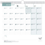QUO VADIS Calendrier FAMILY PLANNER MENSUEL, 2026/2027