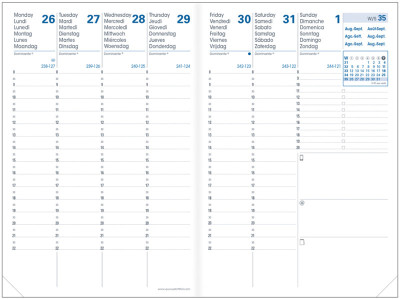 QUO VADIS Agenda Affaires SD, 2026/2027, 16 mois, vert