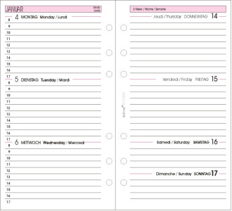 bind Recharge 2027 pour agenda bind A6, modèle 10603