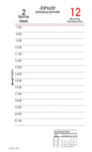 bind Recharge 2027 pour agenda bind A6, modèle 10603