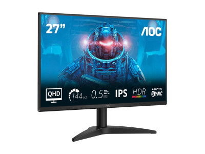 AOC : 27IN IPS QHD 144HZ/300CD/ HDMI/DP