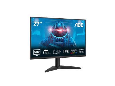 AOC : 27IN IPS QHD 144HZ/300CD/ HDMI/DP