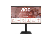 AOC : 27IN IPS QHD 350CD/ HDMI/DP/4USB/USB-B/HP/HAS