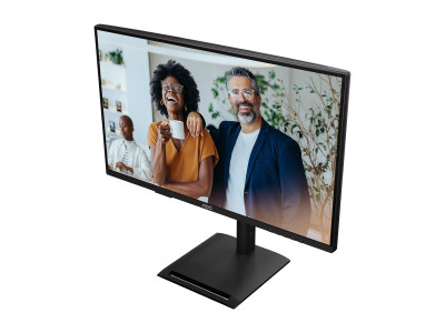 AOC : 27IN IPS QHD 350CD/HDMI/ DP/4USB/2USB-C/USB-C DOCK/HP/HAS