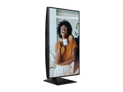 AOC : 27IN IPS QHD 350CD/HDMI/ DP/4USB/2USB-C/USB-C DOCK/HP/HAS