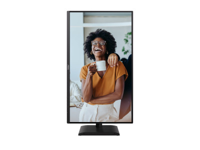 AOC : 27IN IPS QHD 350CD/HDMI/ DP/4USB/2USB-C/USB-C DOCK/HP/HAS