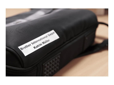 Brother : TZE-M951 LAMINATED tape 24MM 8M NOIR/ARGENT MAT