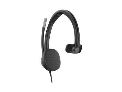 HP - Poly : HP POLY MISSION 615 MONAURAL USB WIRED HEADSET (BULK)