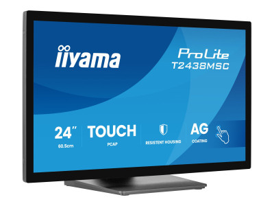 Iiyama : 23.8IN PCAP TOUCHSCREEN FRAMELESS GLASS DESIGNS 10 POINT