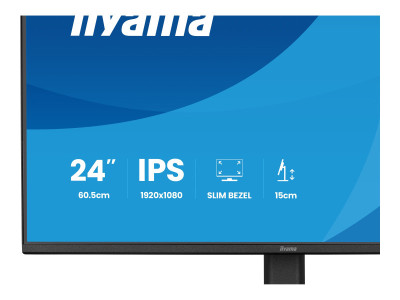 Iiyama : 23.8IN ULTRA THIN IPS PANEL 192 0X1080120HZ 1MS 350CD/M 1500:1 1