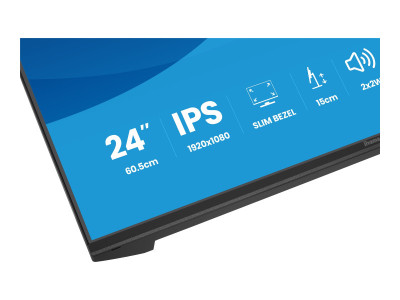 Iiyama : 23.8IN ULTRA THIN IPS PANEL 192 0X1080120HZ 1MS 350CD/M 1500:1 1