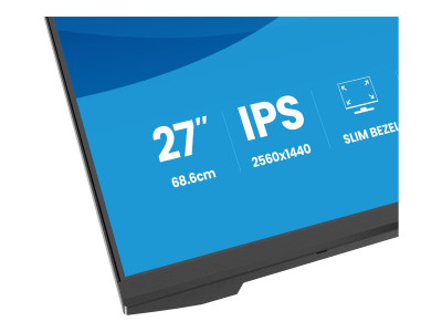 Iiyama : 27IN IPS QHD 350CD/ HDMI/DP/2USB/HP