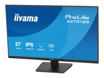 Iiyama : 27IN IPS QHD 350CD/ HDMI/DP/HP