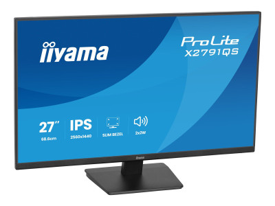 Iiyama : 27IN IPS QHD 350CD/ HDMI/DP/HP