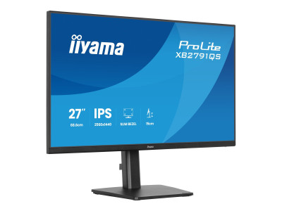 Iiyama : 27IN IPS QHD 350CD/ HDMI/DP/HP/HAS