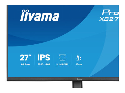 Iiyama : 27IN IPS QHD 350CD/ HDMI/DP/HP/HAS