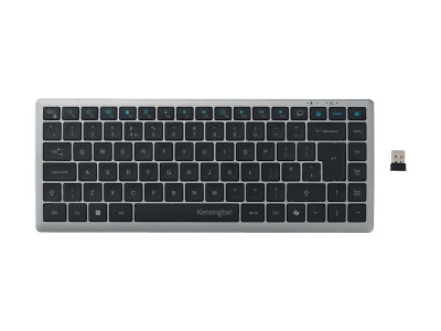 Kensington : KB435 EQ RECHARGEABLE MULTI-DEV ICE COMPACT KEYBOARD - FRANCE