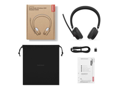 Lenovo : LENOVO DUAL-MODE WIRELESS ANC HEADSET 6550 (USB-C TEAMS)