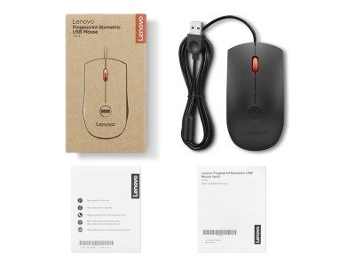 Lenovo : LENOVO FINGERPRINT BIOMETRIC USB MOUSE GEN3
