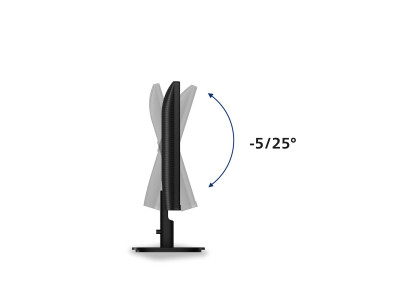 Philips : 24IN IPS FHD 300CD/ HDMI/VGA/DP/HP