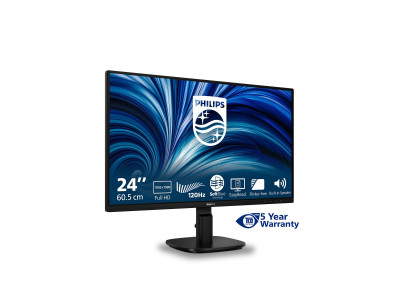 Philips : 24IN IPS FHD 300CD/ HDMI/VGA/DP/HP