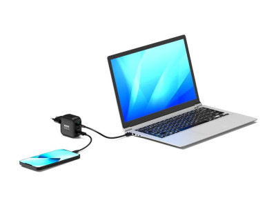 Port Design : WALL CHARGER TYPE C PD 100W GAN + CTOC cable 2 M - EU