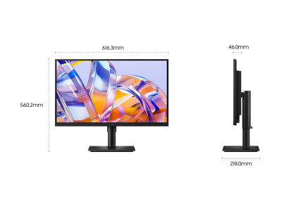 Samsung : 27IN FLAT UHD 4K 3840X2160 60 H Z IPS 5MS 350CD/M 16:9 1000:1 HD
