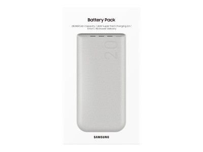 Samsung : EXTERNAL batterie 45W 20000MAH POWERBANK