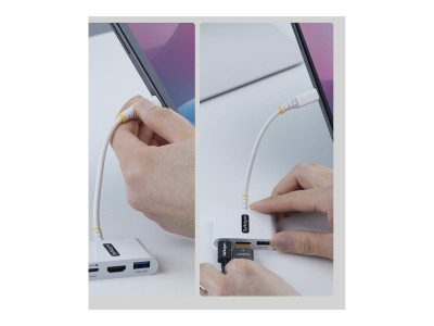 Startech : ADAPTATEUR MULTIPORT USB-C H DMI 140W 4K 60HZ USB 5 GBPS